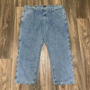 Lee Carpenter Jeans Men's 42X29 Retro Stone Loose Fit Workwear 2287928